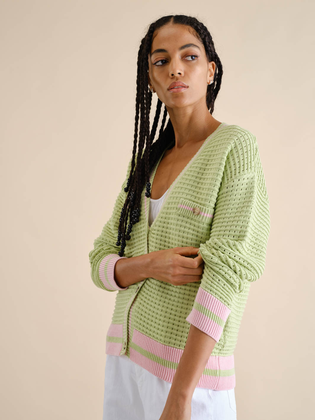 Casaco Malha Botões