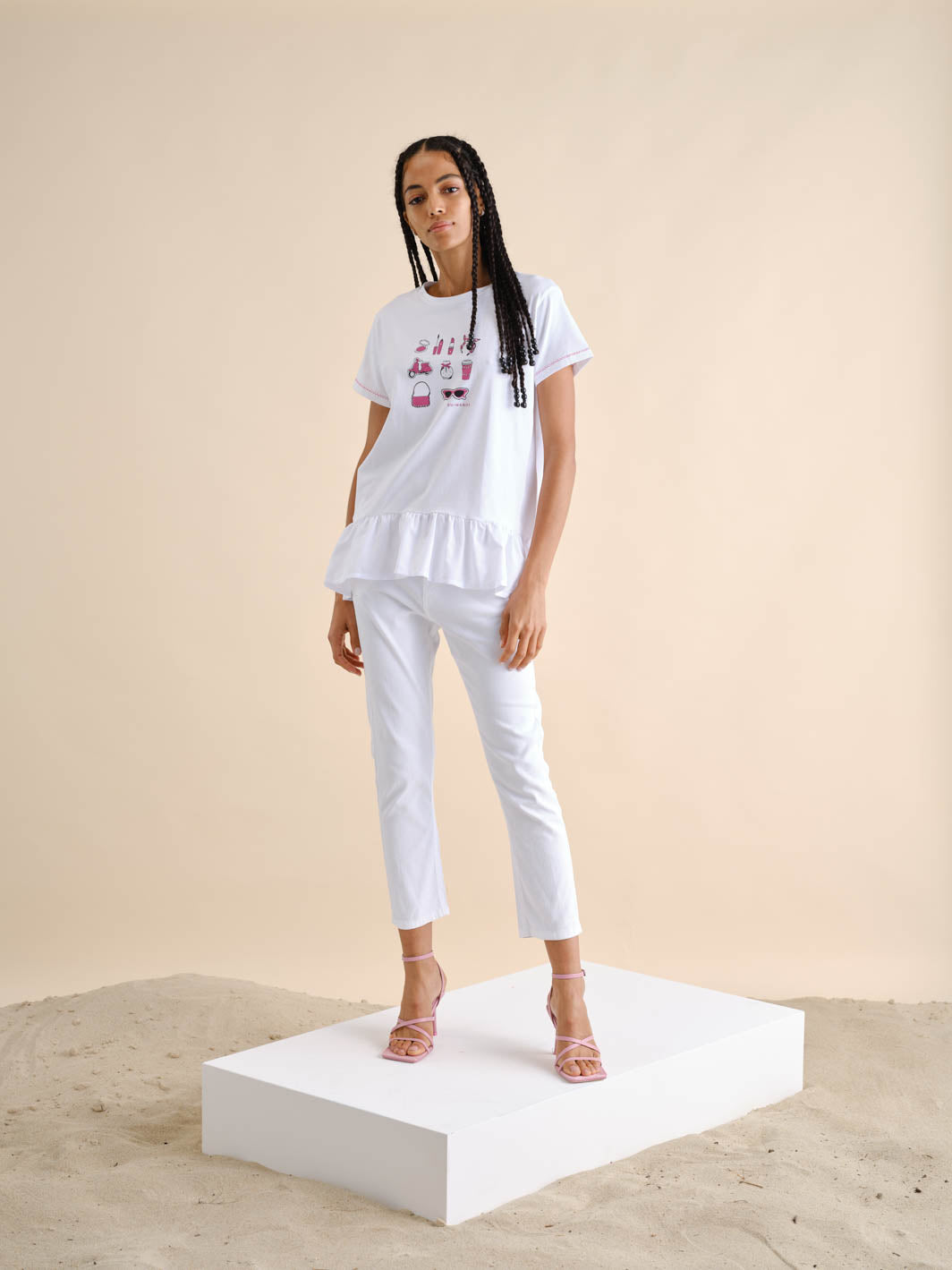 T-shirt Estampado Com Transferes | GUIMANOS – vista 3
