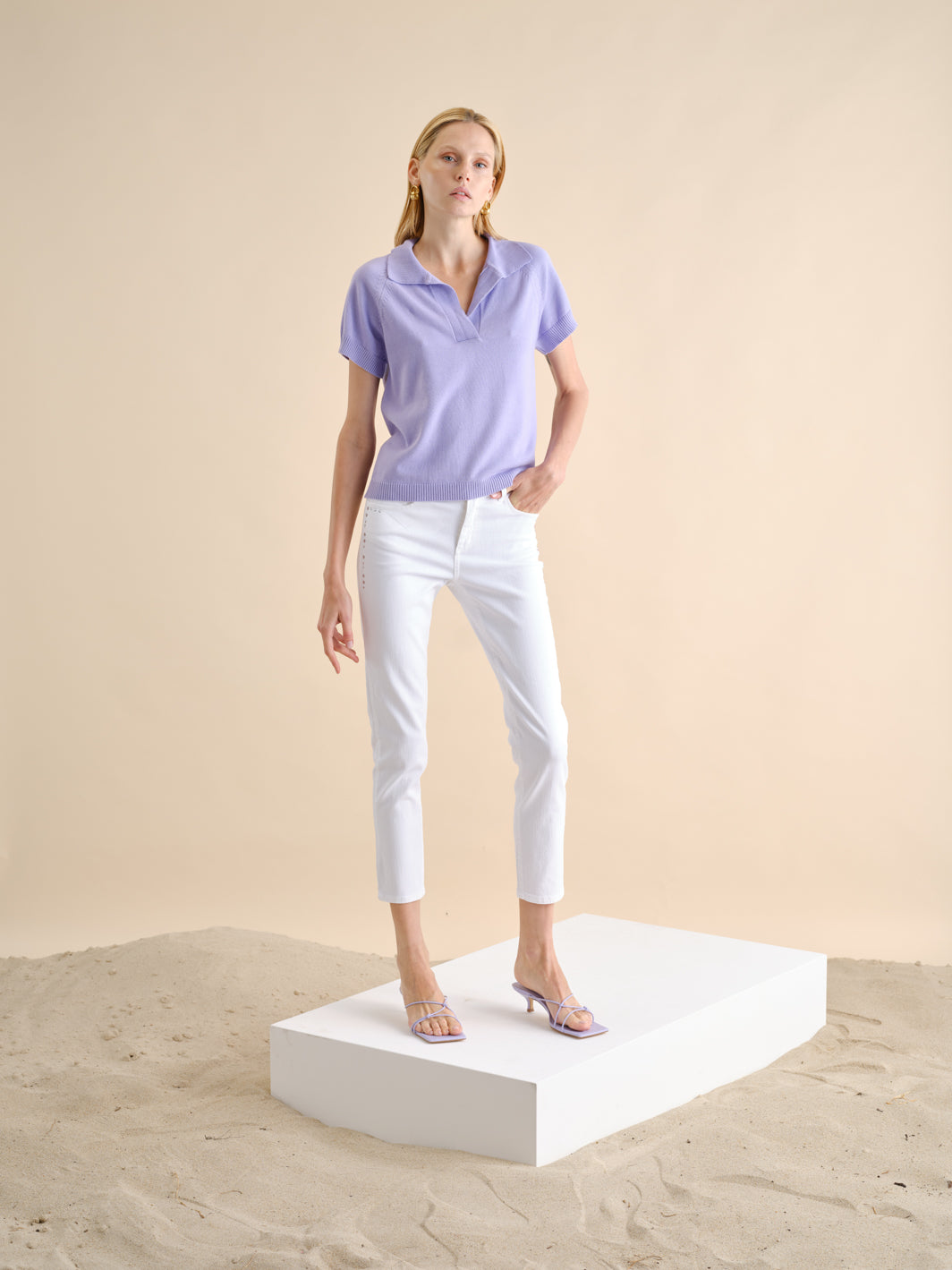 Calças Brancas Slim Fit | GUIMANOS