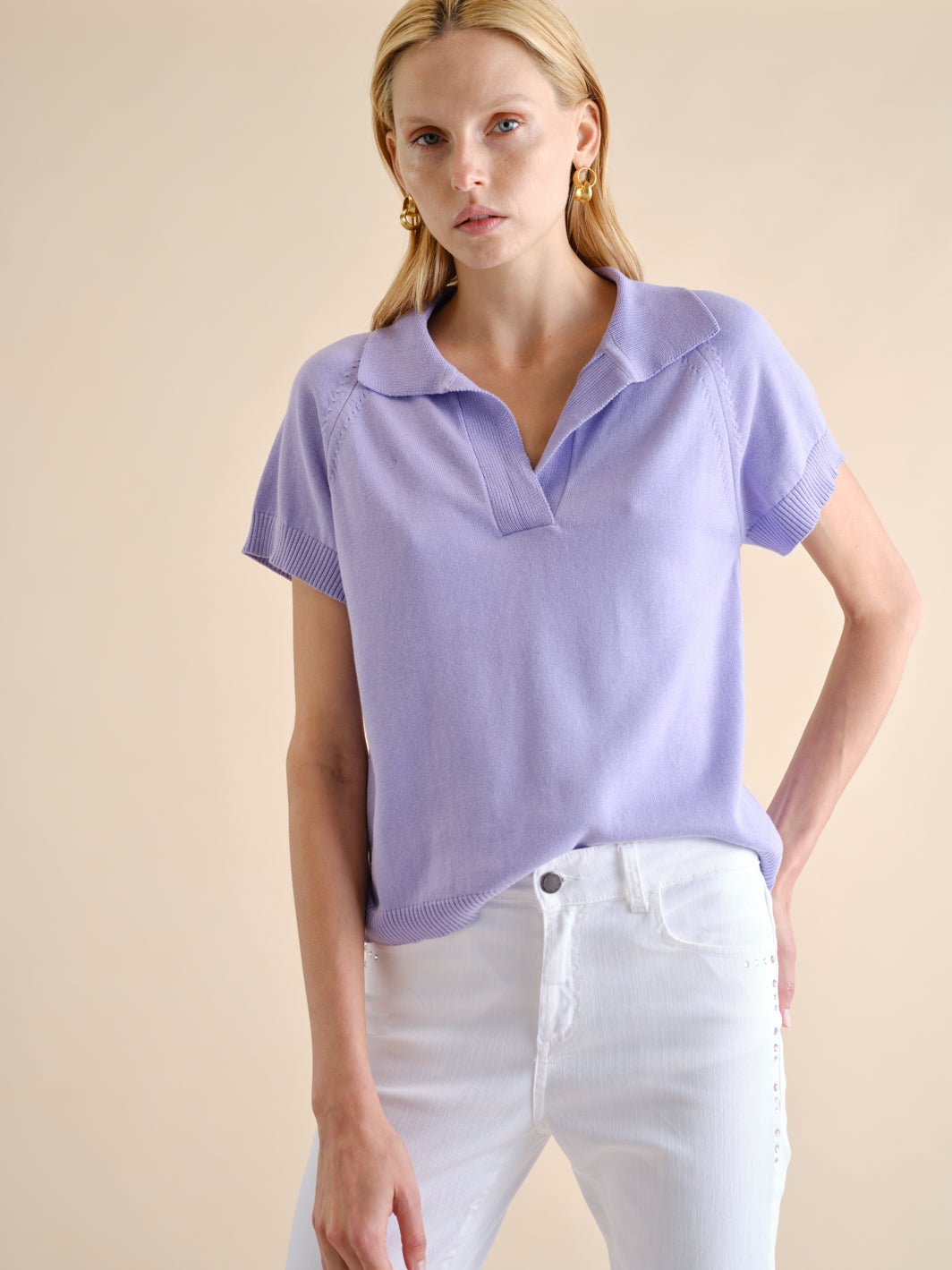 Calças Brancas Slim Fit | GUIMANOS – vista 5