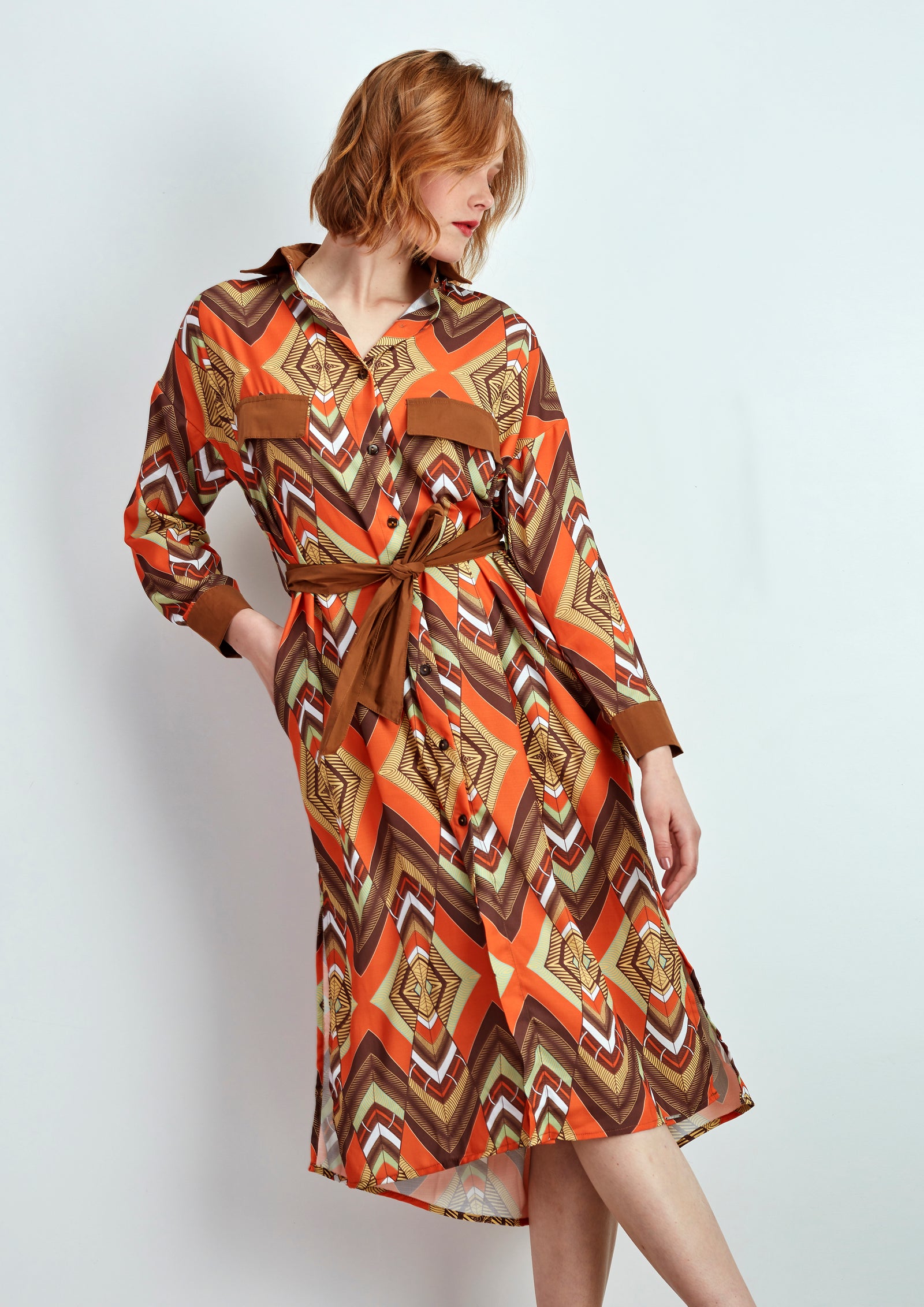 Vestido Estampado Tribal - guimanos-store