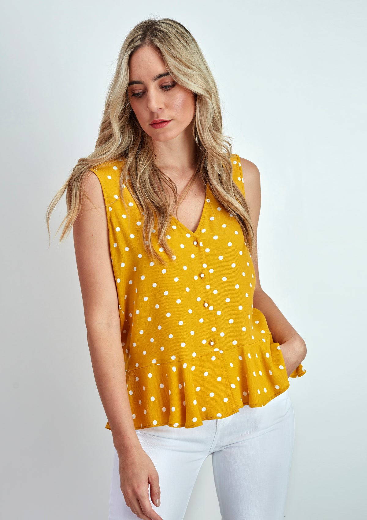 Blusa de Pintas Botões - guimanos-store
