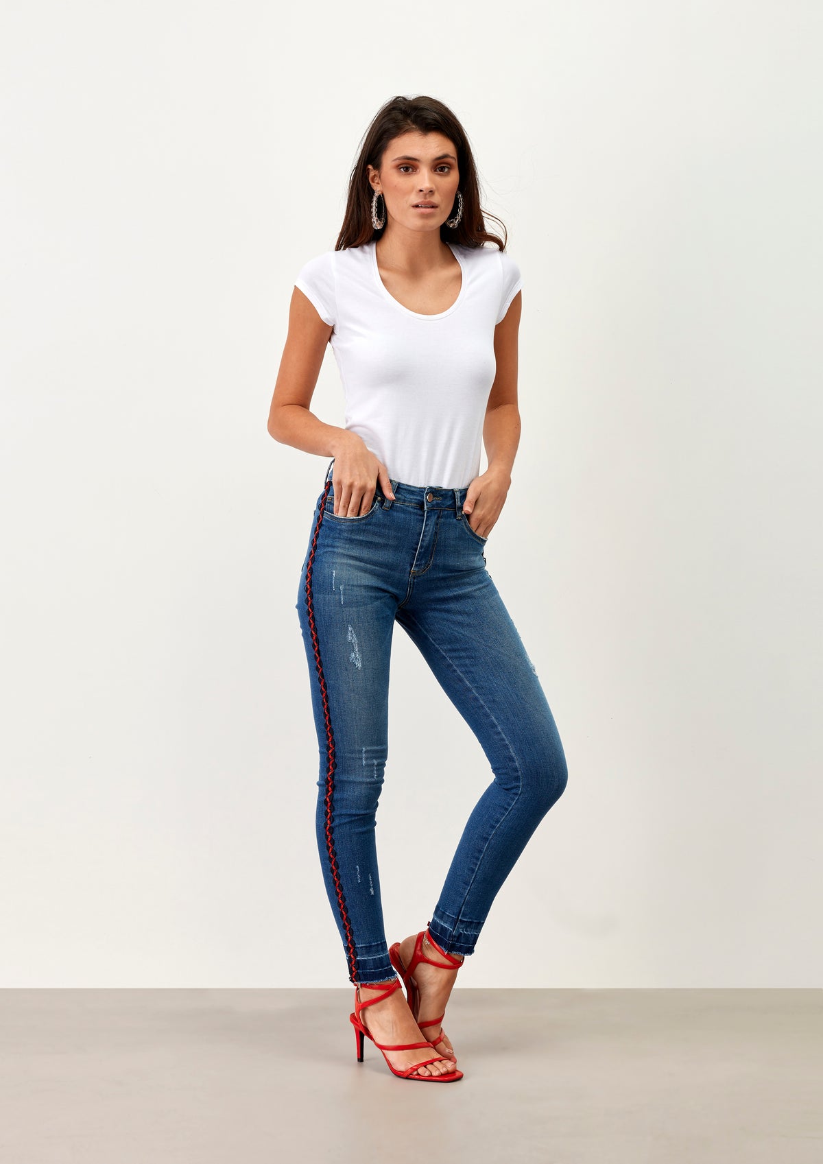 Calça de Ganga Tira Lado - guimanos-store