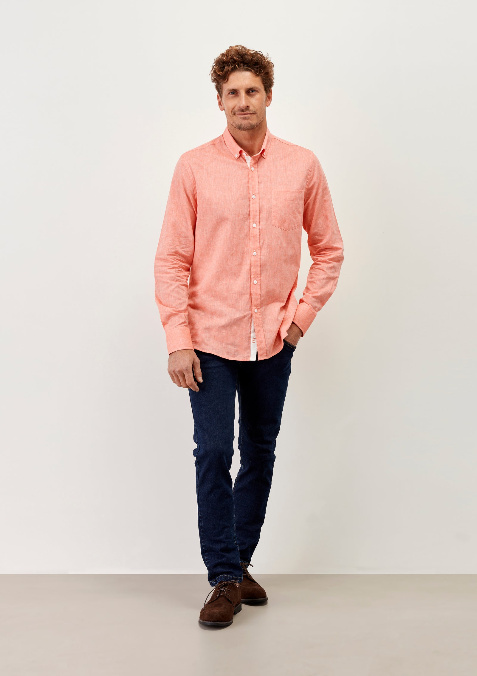 Camisa Linho Lisa - guimanos-store