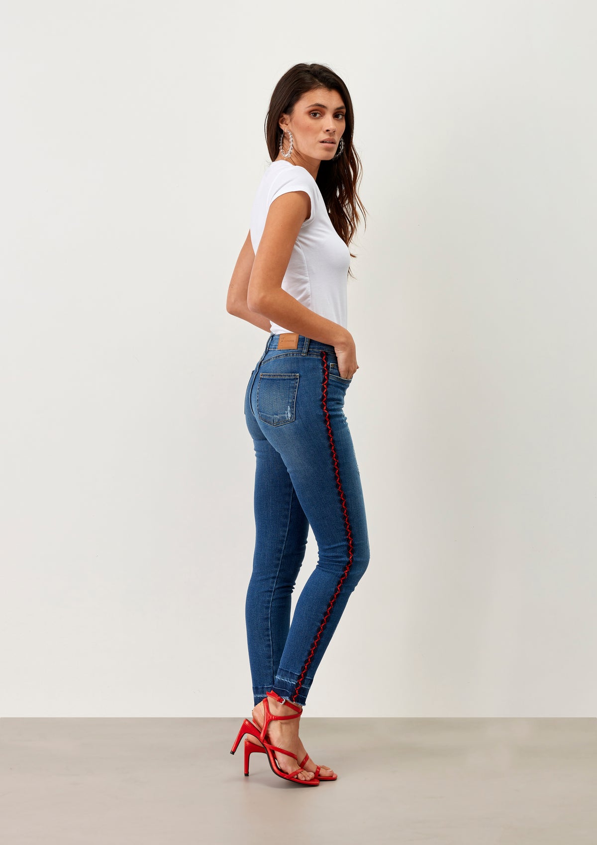 Calça de Ganga Tira Lado - guimanos-store
