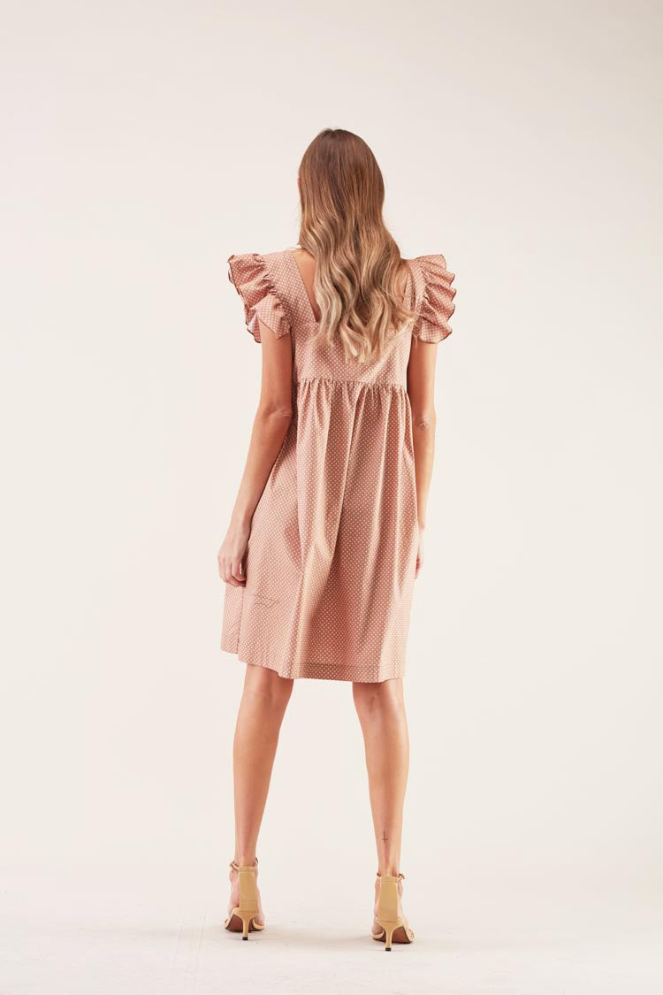 Vestido Popeline Pintas | GUIMANOS – vista 5