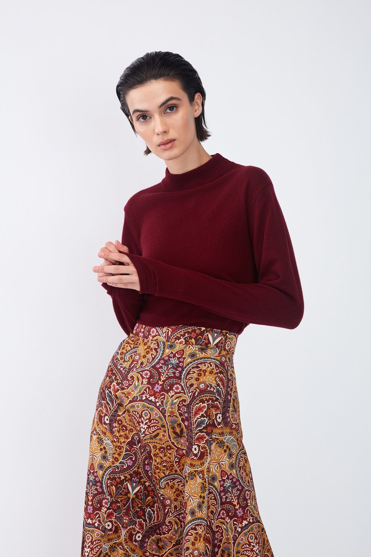 Saia Midi Estampada | GUIMANOS – vista 2