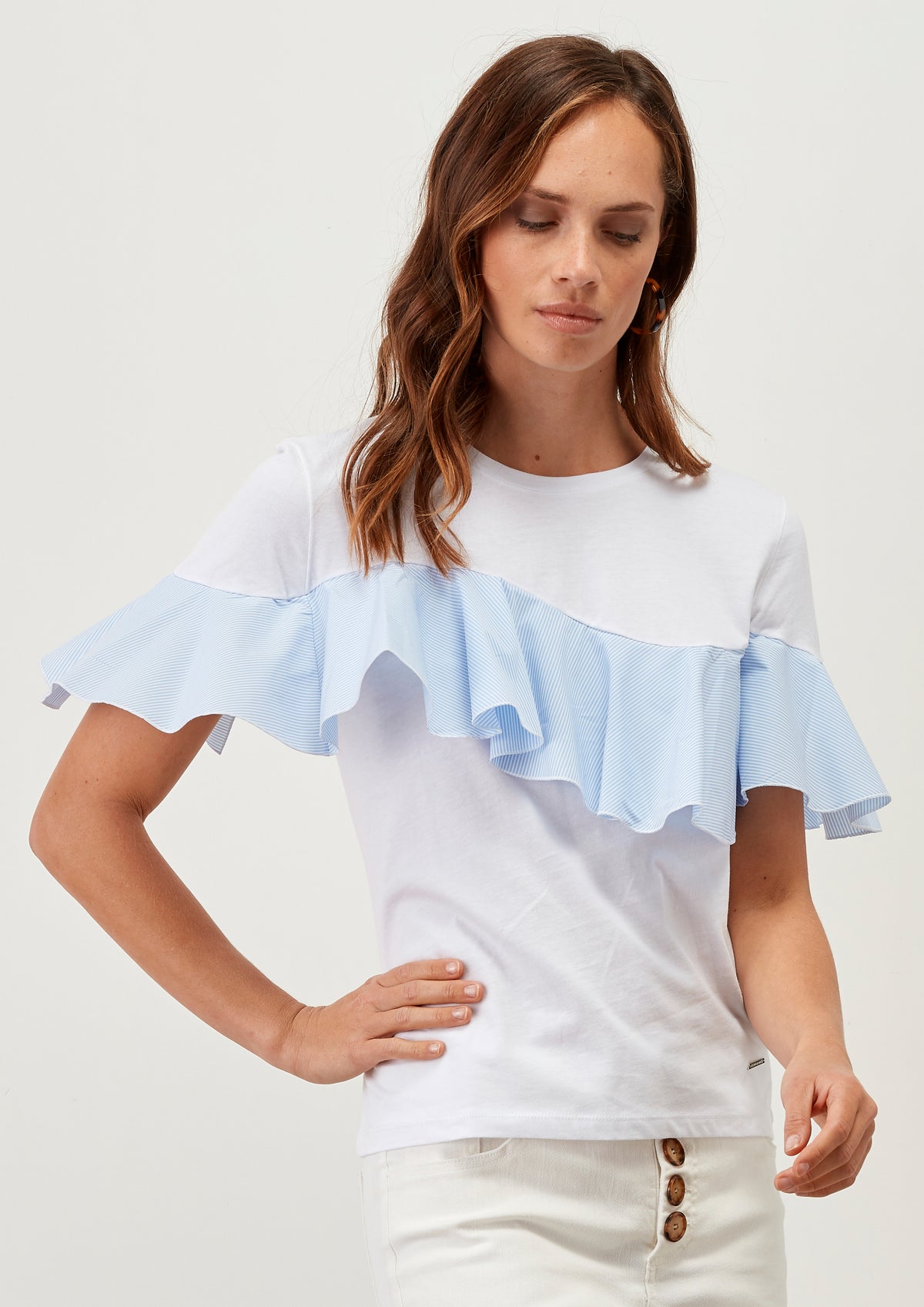 T-Shirt Tecido Riscas - guimanos-store