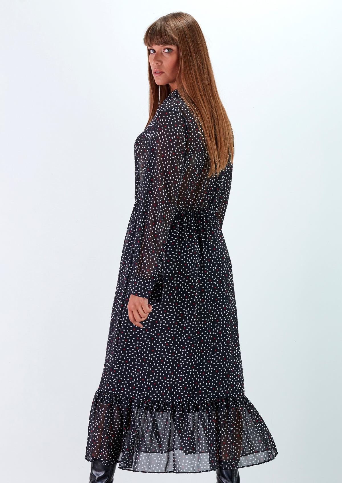 Vestido Midi Pintas - guimanos-store