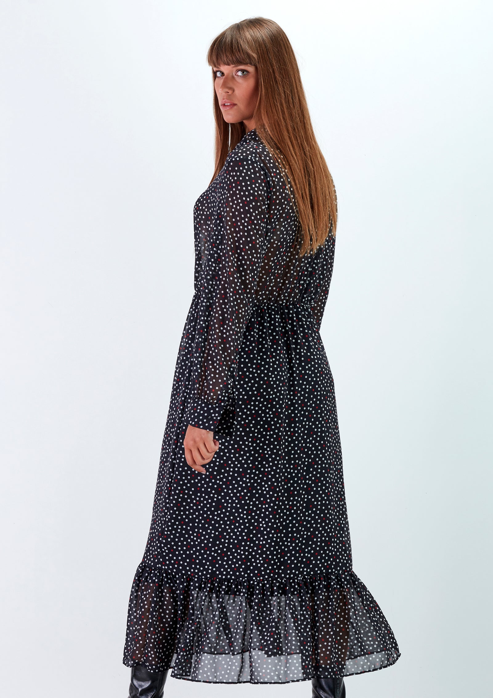 Vestido Midi Pintas - guimanos-store