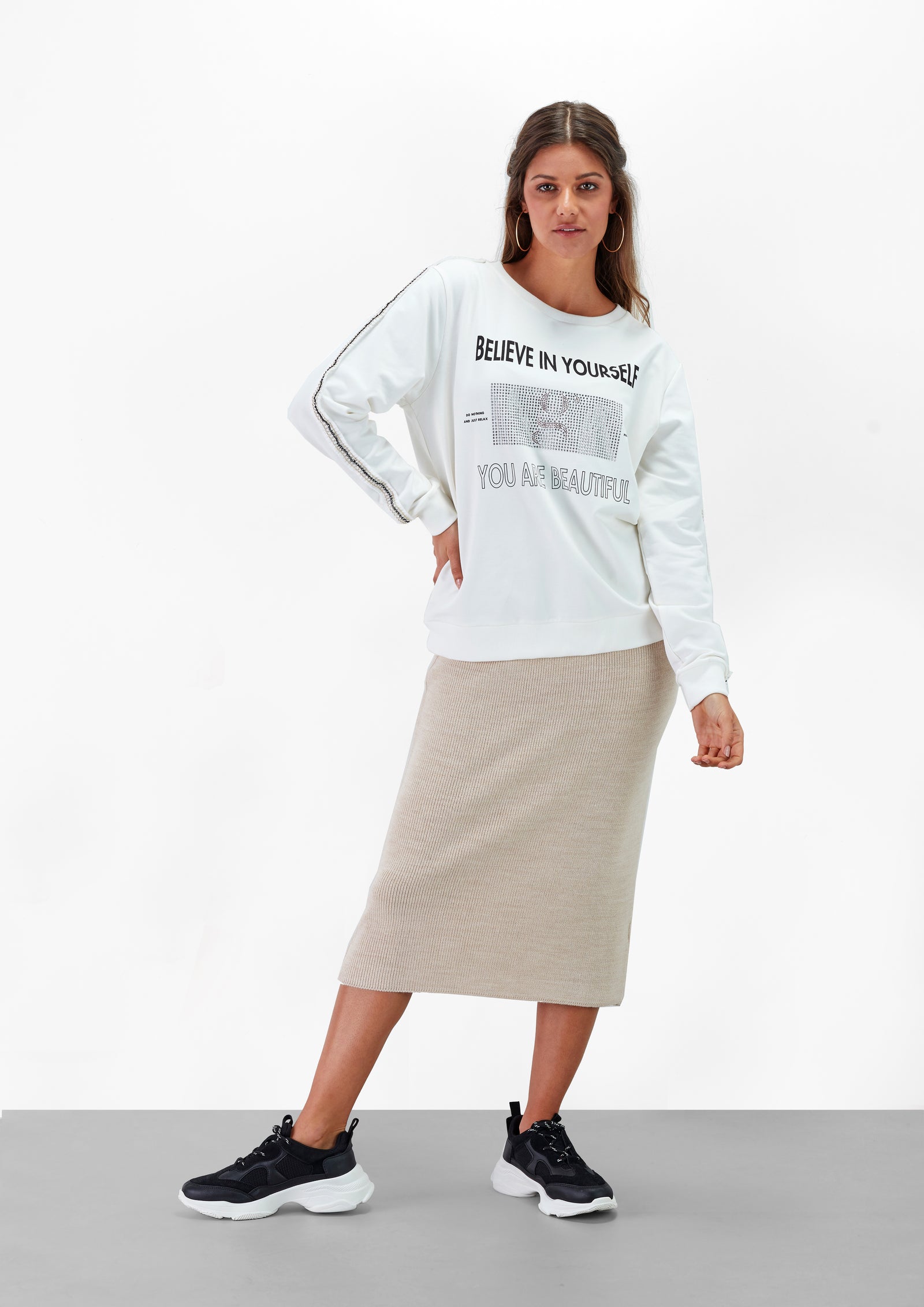 Sweat com Letras e Transfer - guimanos-store