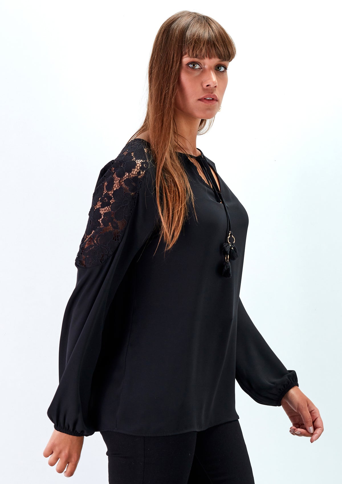 Blusa com Encaixe Renda - guimanos-store