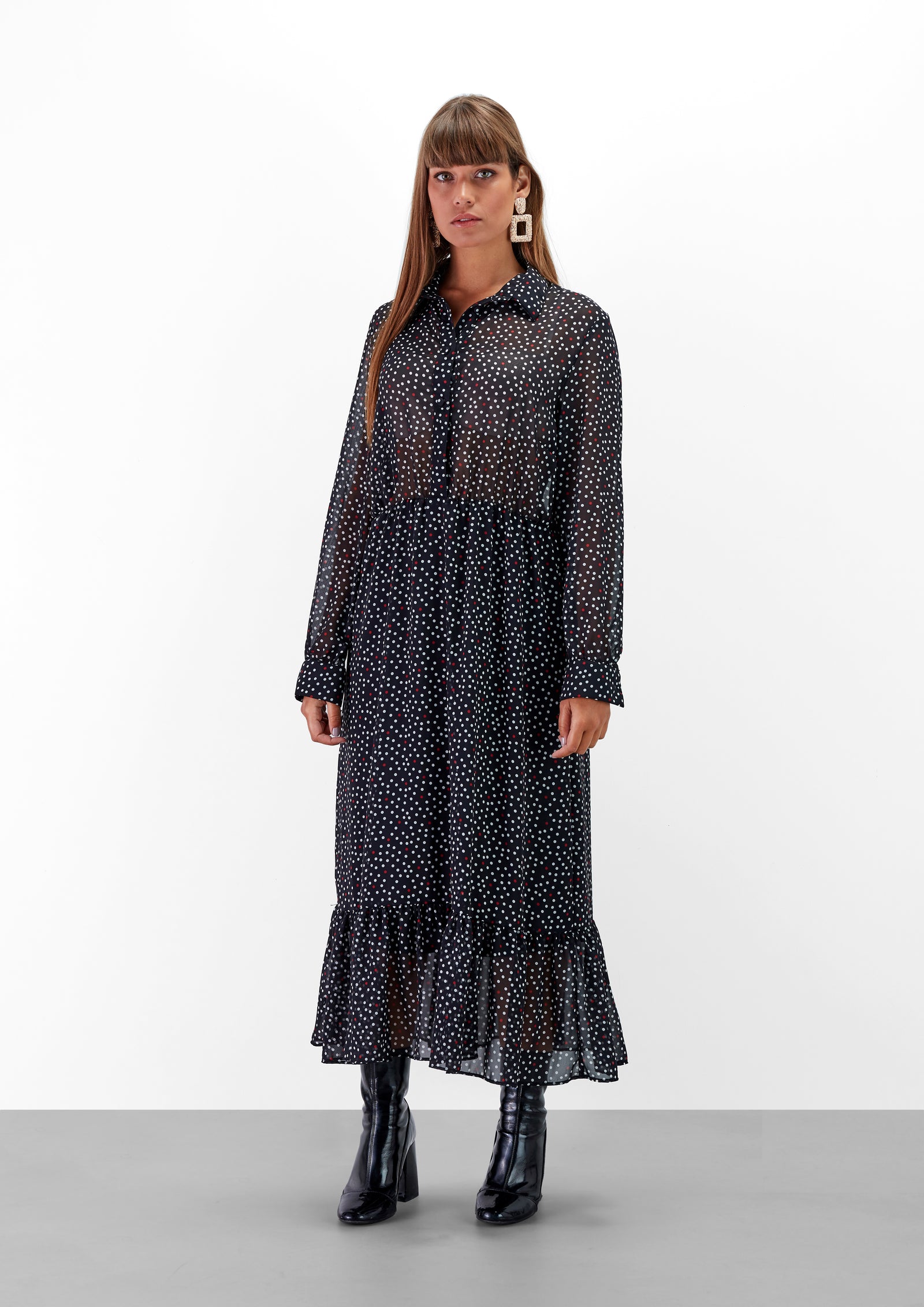 Vestido Midi Pintas - guimanos-store