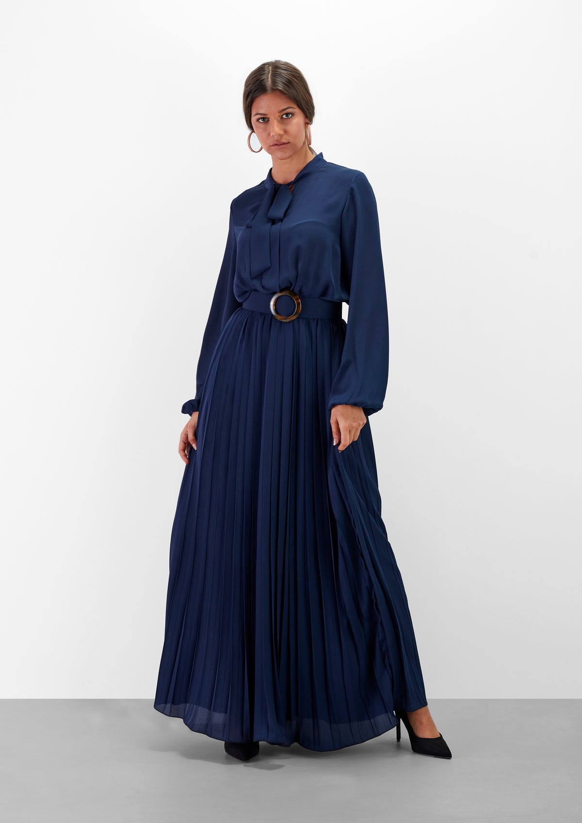 Vestido Comprido Plissado - guimanos-store