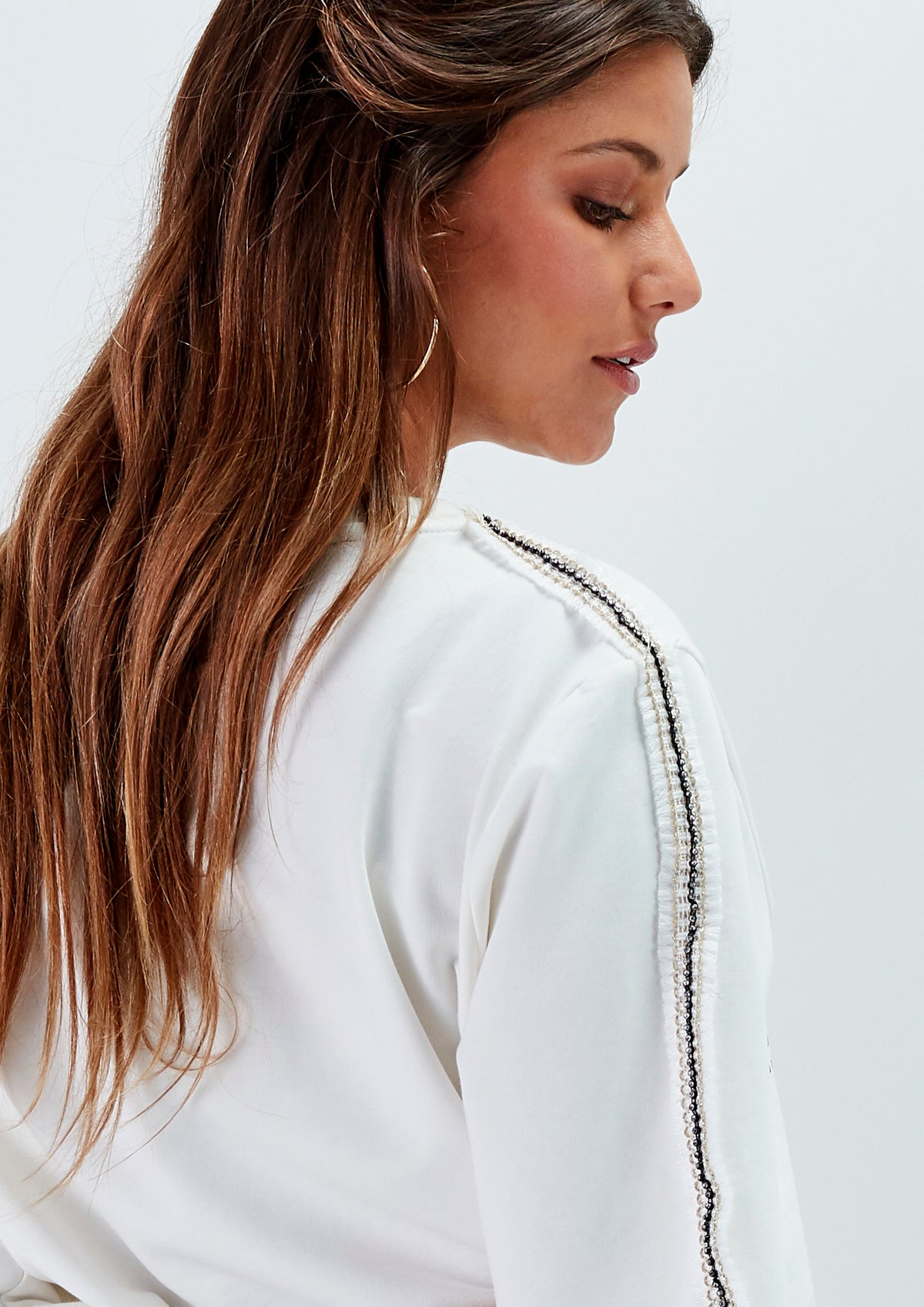 Sweat com Letras e Transfer - guimanos-store