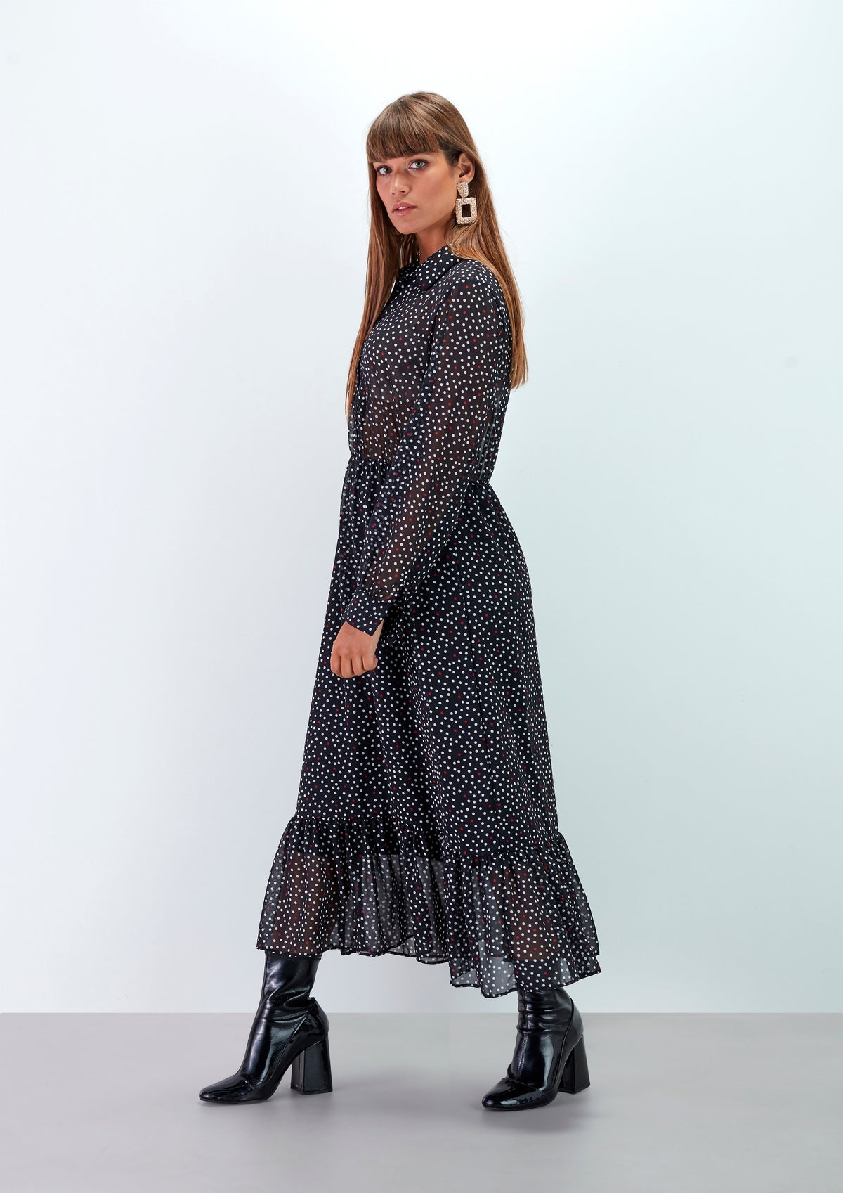 Vestido Midi Pintas - guimanos-store